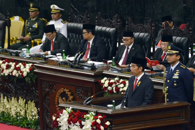 Transkrip Lengkap Pidato Kenegaraan Presiden HUT Ke-71 RI